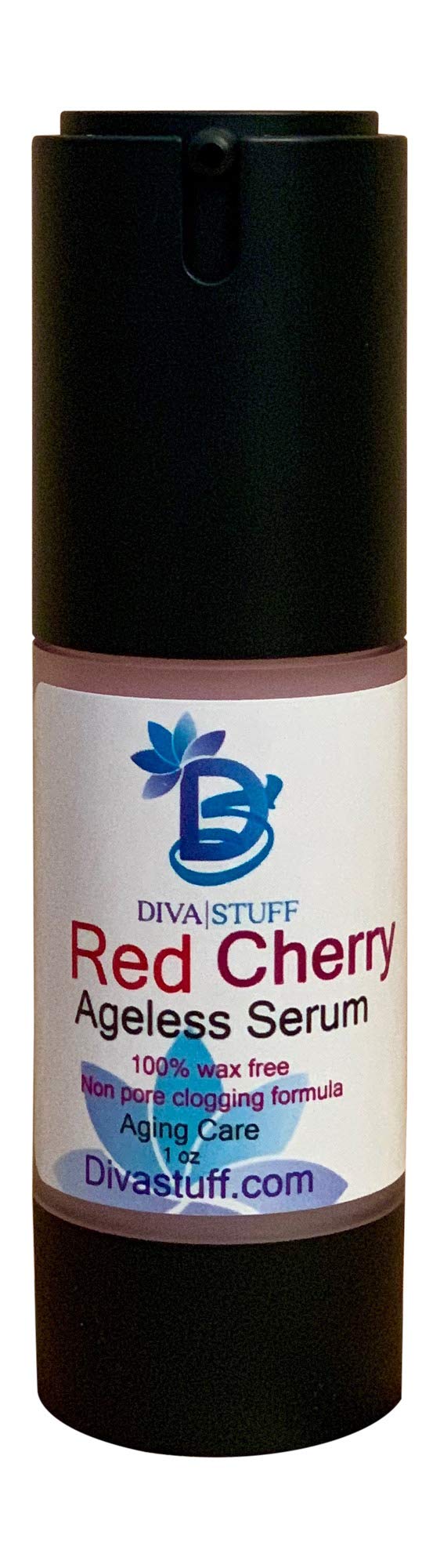 Diva Stuff Red Cherry Anti-Aging Facial Serum with Rosehip Oil, Cucumber & Vitamin E - Brightening & Hydrating Skin Care for Women - Perfect for Night Routine & Dry Skin Treatment