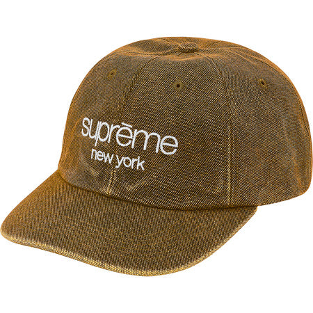 Supreme Classic Logo 6-Panel Yellow Snapback Hat - Stylish Streetwear Accessory for Men & Women | Perfect for Hip-Hop Fashion, Urban Outfits and Casual Wear
