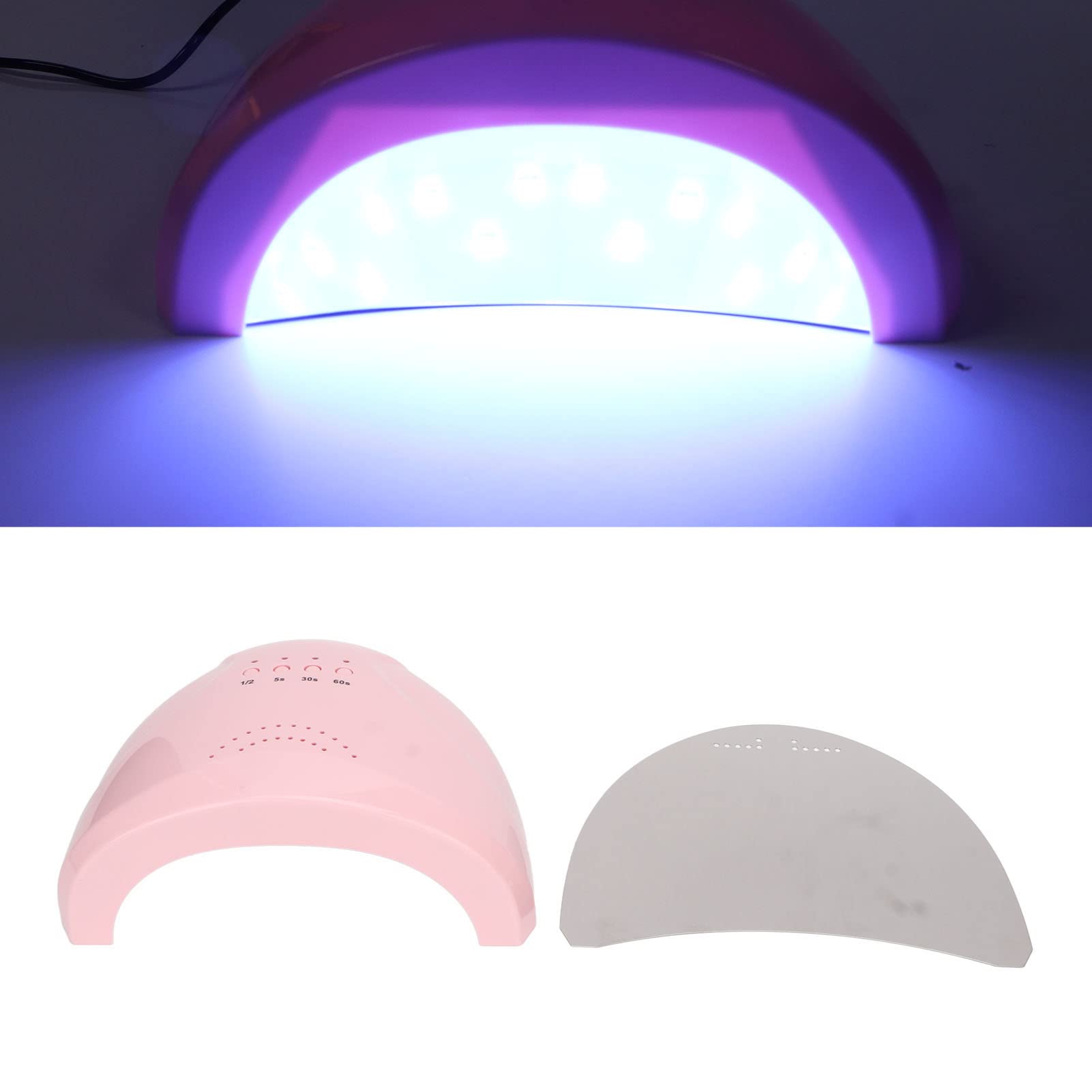 Professional UV LED Nail Lamp with Timer Memory Function - Fast Drying Nail Polish Curing Light for Gel Manicures (EU Plug) | Perfect for Home Nail Care & Salon Use