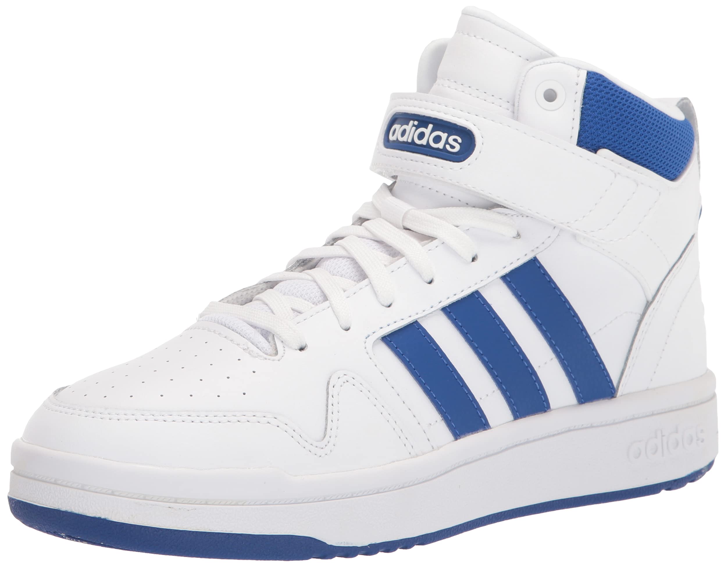 Adidas Kids' Postmove Mid Basketball Shoes - High-Top Sneakers for Boys & Girls - Breathable Comfort for School, Sports & Play