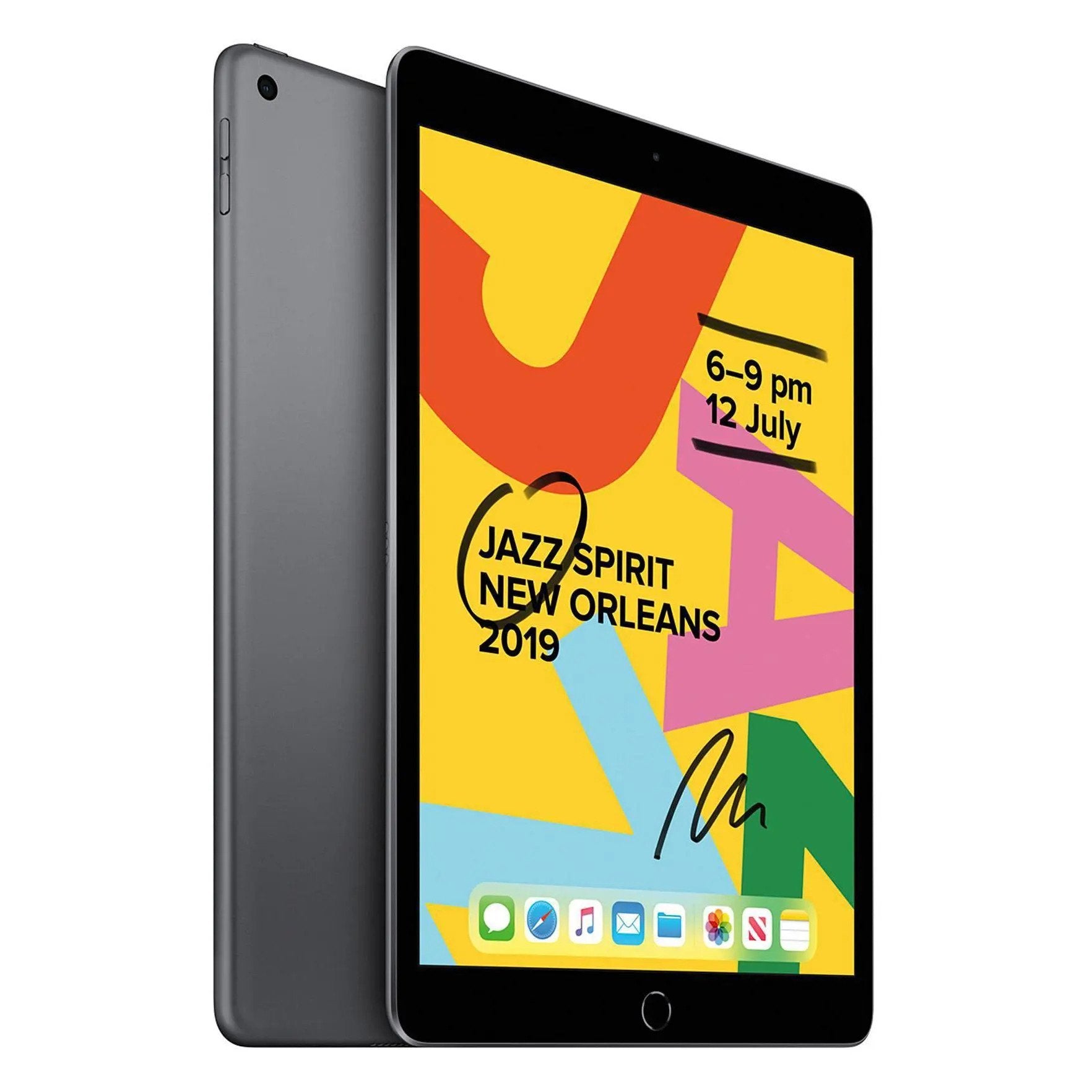 Apple iPad 10.2-inch 7th Generation (2019) 32GB WiFi Tablet - Space Gray (Model A2197 MW742LL/A) - Perfect for Work, Study & Entertainment