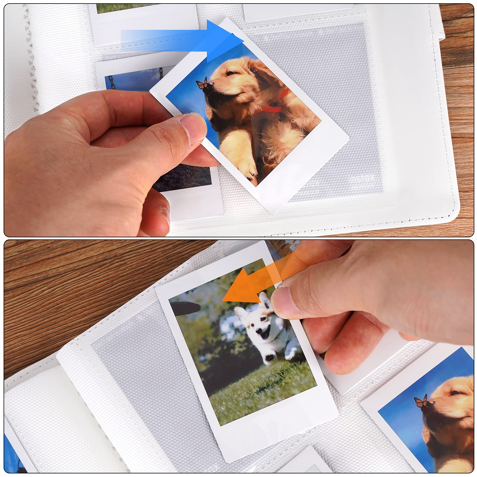 2-Pack 256-Pocket Photo Album for Fujifilm Instax Mini 12/11/9/99/90/40/8/8+/7s/Evo & SP-1 Printer | Compatible with Polaroid Snap/SnapTouch/PIC-300/Z2300 Mint Zip Instant Cameras | Perfect for Travel, Wedding, and Family Memories Storage