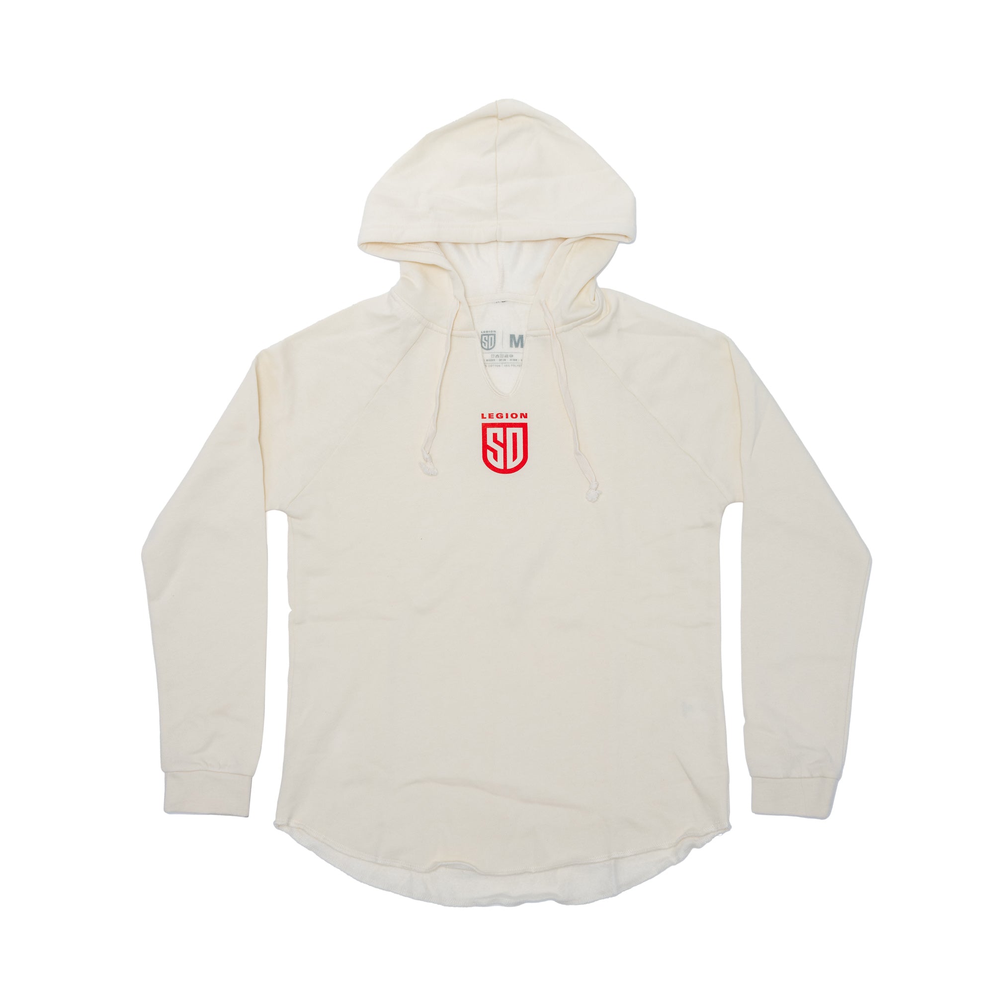 SD LEGION Women's Hooded White Pullover Sweatshirt - Cozy Fleece Winter Hoodie for Casual Wear, Gym & Outdoor Activities