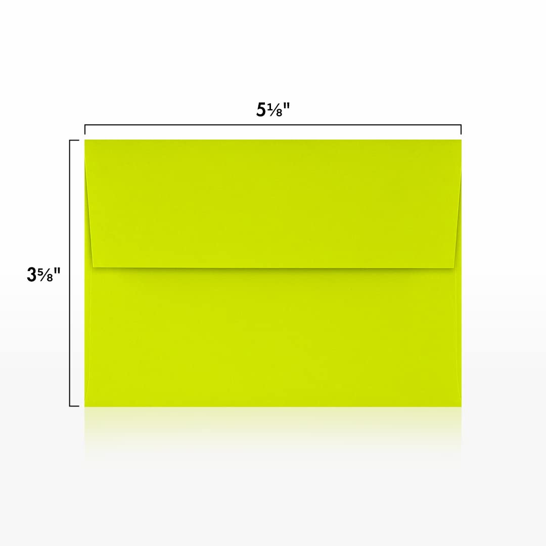 Premium LUXPaper 4Bar A1 Invitation Envelopes - Self-Sealing Peel & Press Closure - 3 5/8
