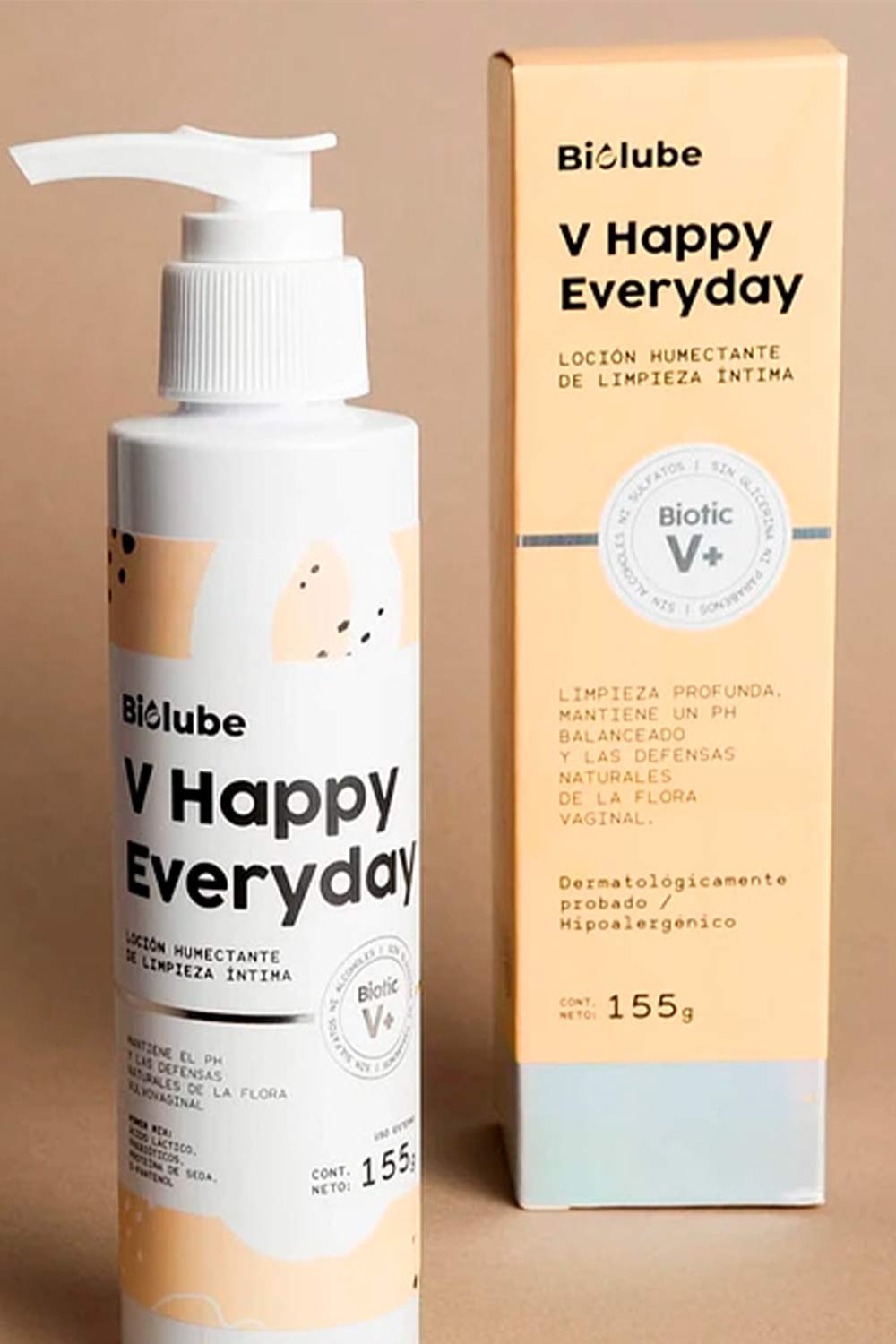 V HAPPY EVERYDAY Intimate Hygiene Lotion for Women - Gentle pH Balance Feminine Wash for Daily Care & Freshness | Perfect for Travel, Gym & Sensitive Skin