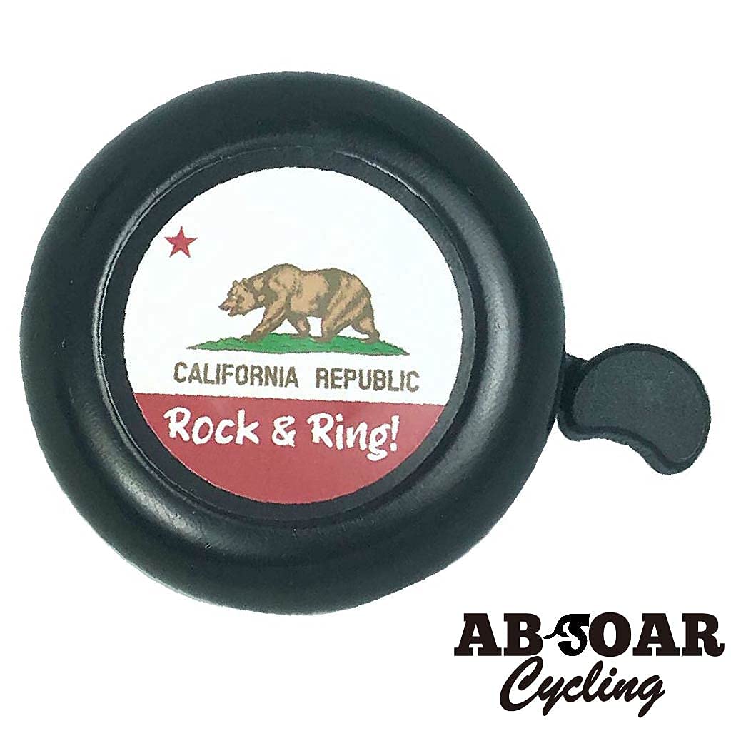 Durable Bike Bell for Adults & Kids - Mountain, City, Road, Beach Cruiser Bicycles - Black, Blue, Red, Gold, Silver, Purple - Perfect for USA Riders in Texas, New York, California - Ideal for Commuting, Leisure Rides & Safety Alerts