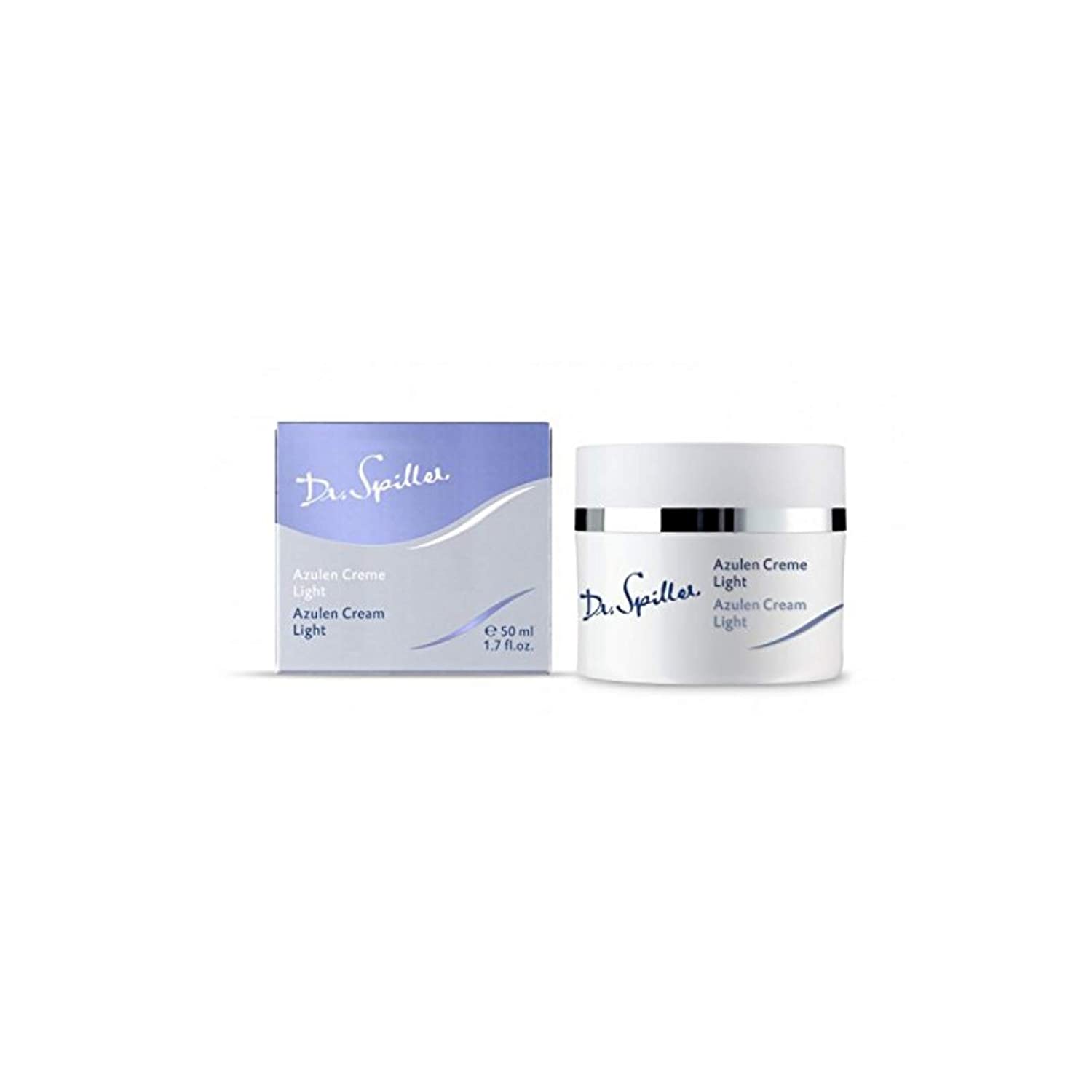 Dr. Spiller Azulen Cream Light 50ml - Soothing Facial Moisturizer for Sensitive Skin | Calms Redness & Irritation | Perfect for Post-Treatment Care & Daily Hydration