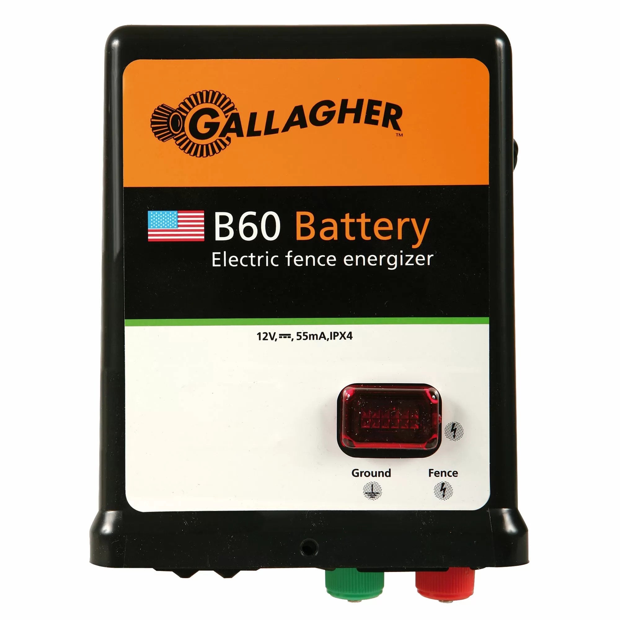 Gallagher™ B60 Electric Fence Energizer - Heavy Duty Livestock & Farm Fencing for Cattle, Horses & Pets | Perfect for Pasture, Ranch & Agricultural Use