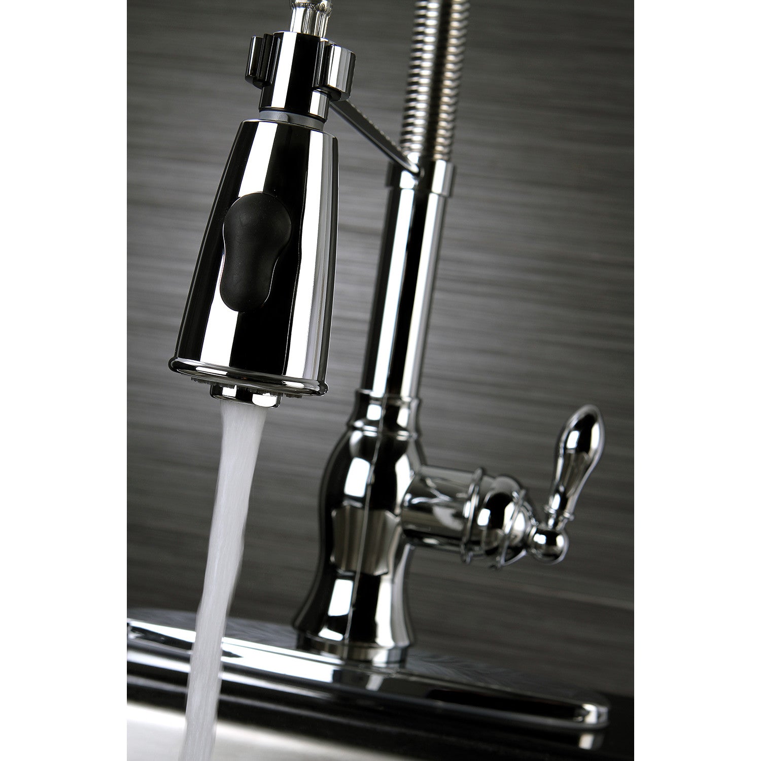 American Classic GSY8891ACL Single Handle 1 or 3 Hole Deck Mount Pre Rinse Kitchen Faucet in Polished Chrome - Perfect for Commercial Kitchens, Restaurants & Home Use