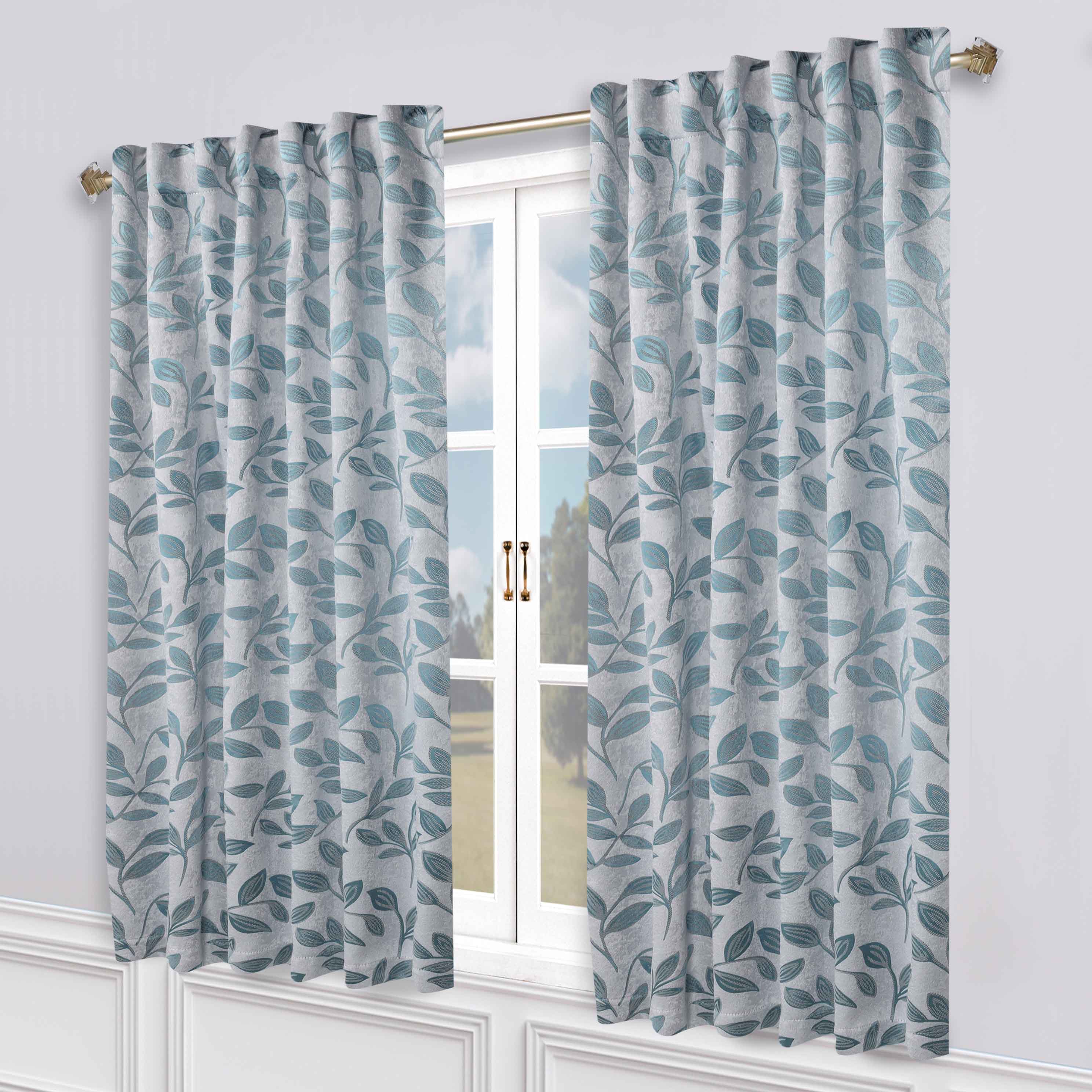 Premium Blackout Curtains for Bedroom - Super Soft Thermal Insulated Room Darkening Drapes with Back Tab Design (Set of 2 Panels) - Perfect for Nursery, Home Theater & Shift Workers