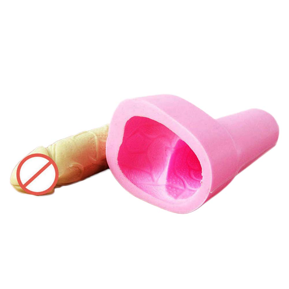 WYD 3D Realistic Silicone Penis Mold for Cake, Soap & Candle Making - Funny Adult Baking & DIY Craft Supplies - Perfect for Bachelorette Parties, Prank Gifts & Adult Humor