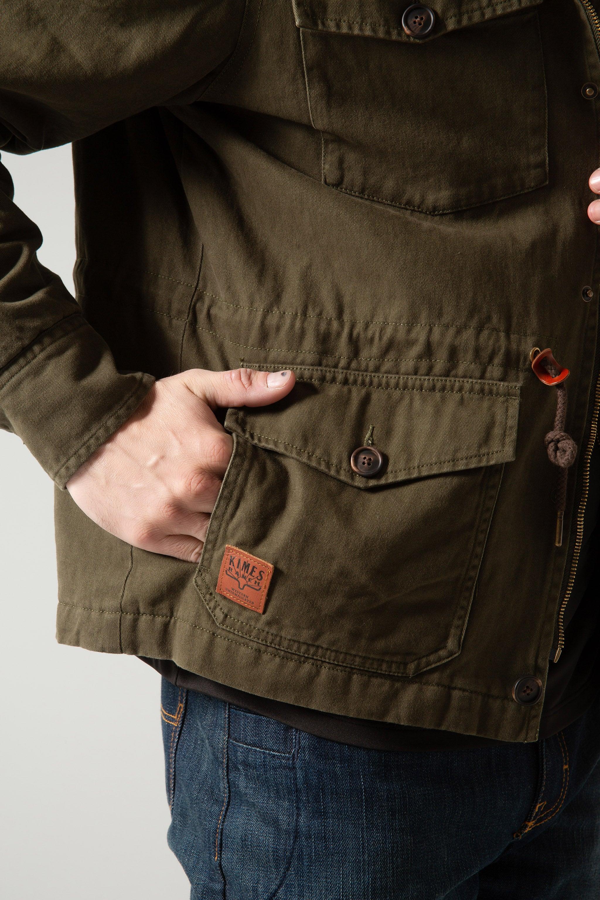 Men's Army Jacket - Military Style Outdoor Windbreaker for Hiking, Camping & Casual Wear