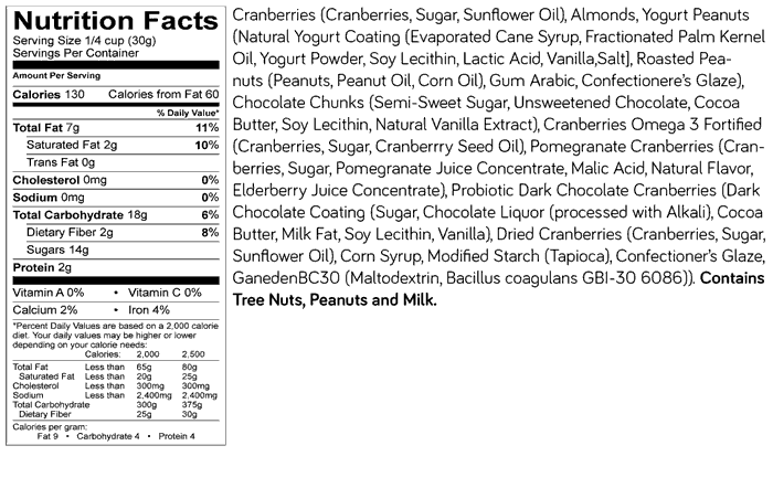ReCharge® Super Charged Cranberry Blend - 10lb Bulk Pack | Premium Dried Cranberries for Baking, Snacking & Trail Mix | Antioxidant-Rich Healthy Snack for Energy Boost