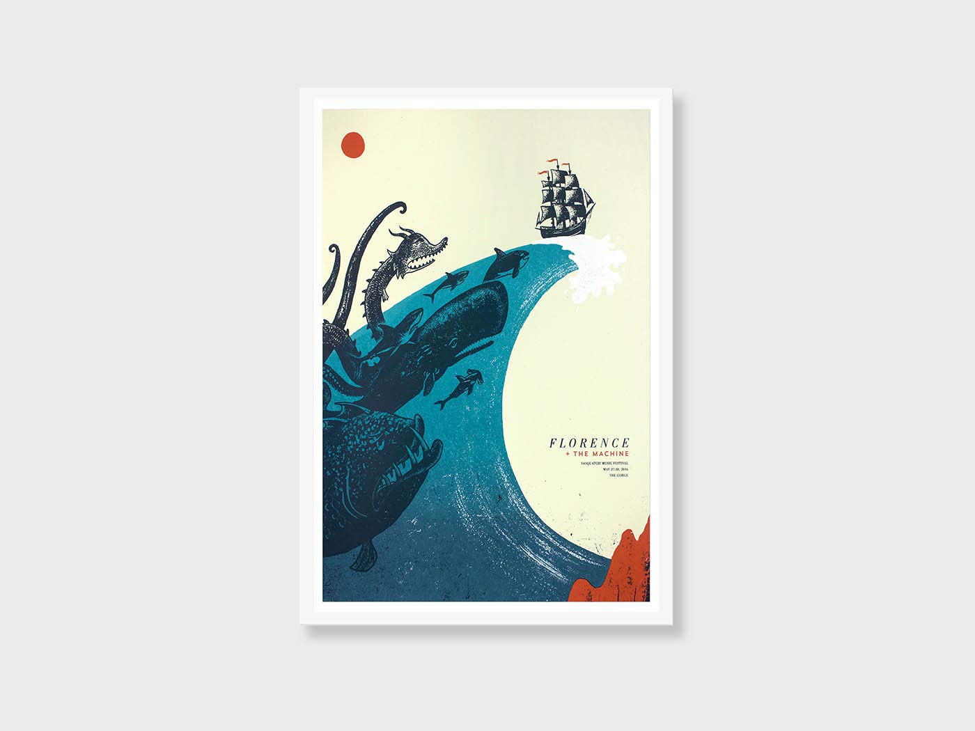 Florence and the Machine Poster - High Quality Music Band Art Print - Vintage Florence and the Machine Wall Decor for Bedroom, Living Room, Music Studio