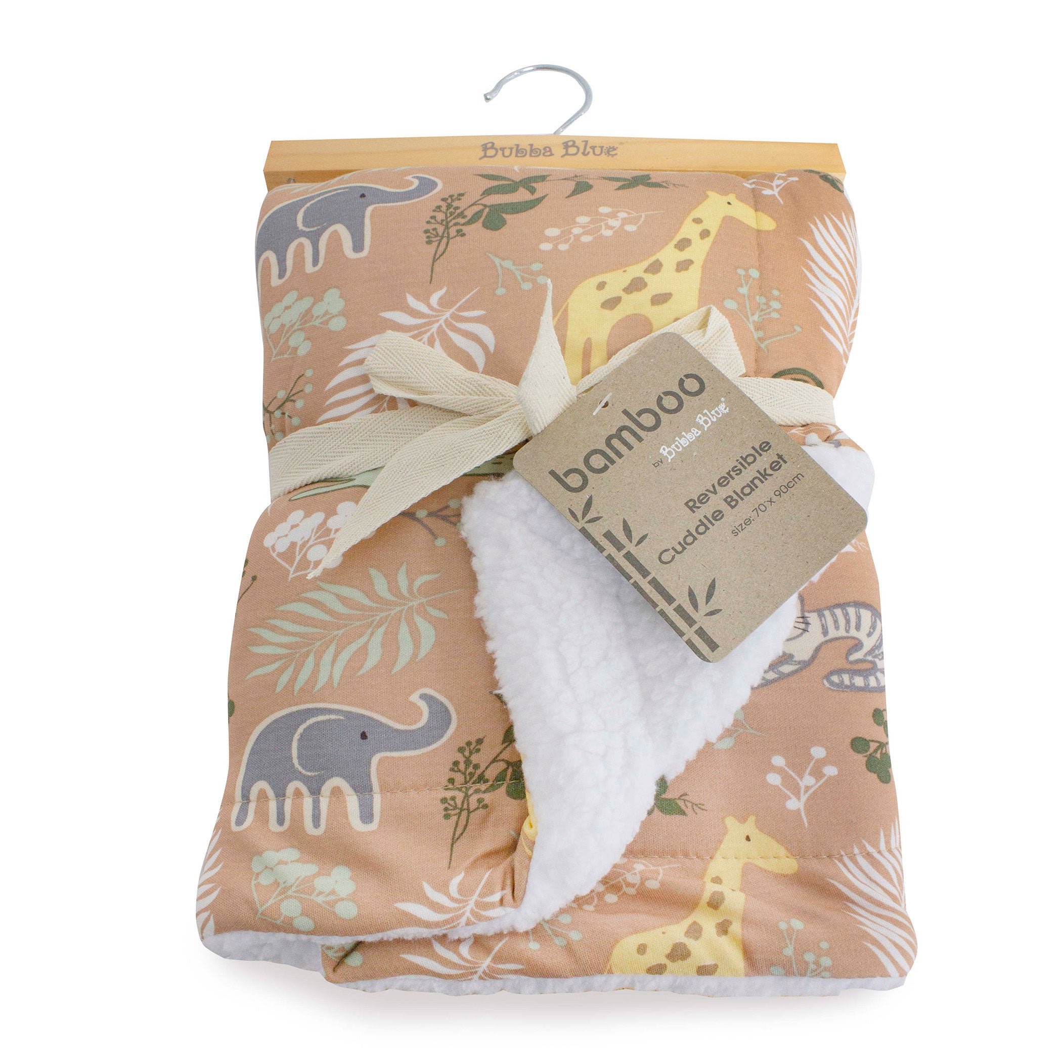 Jungle Bamboo Reversible Cuddle Blanket - Soft & Cozy Throw for Bed, Sofa & Travel - Buy 1 Get 1 Free