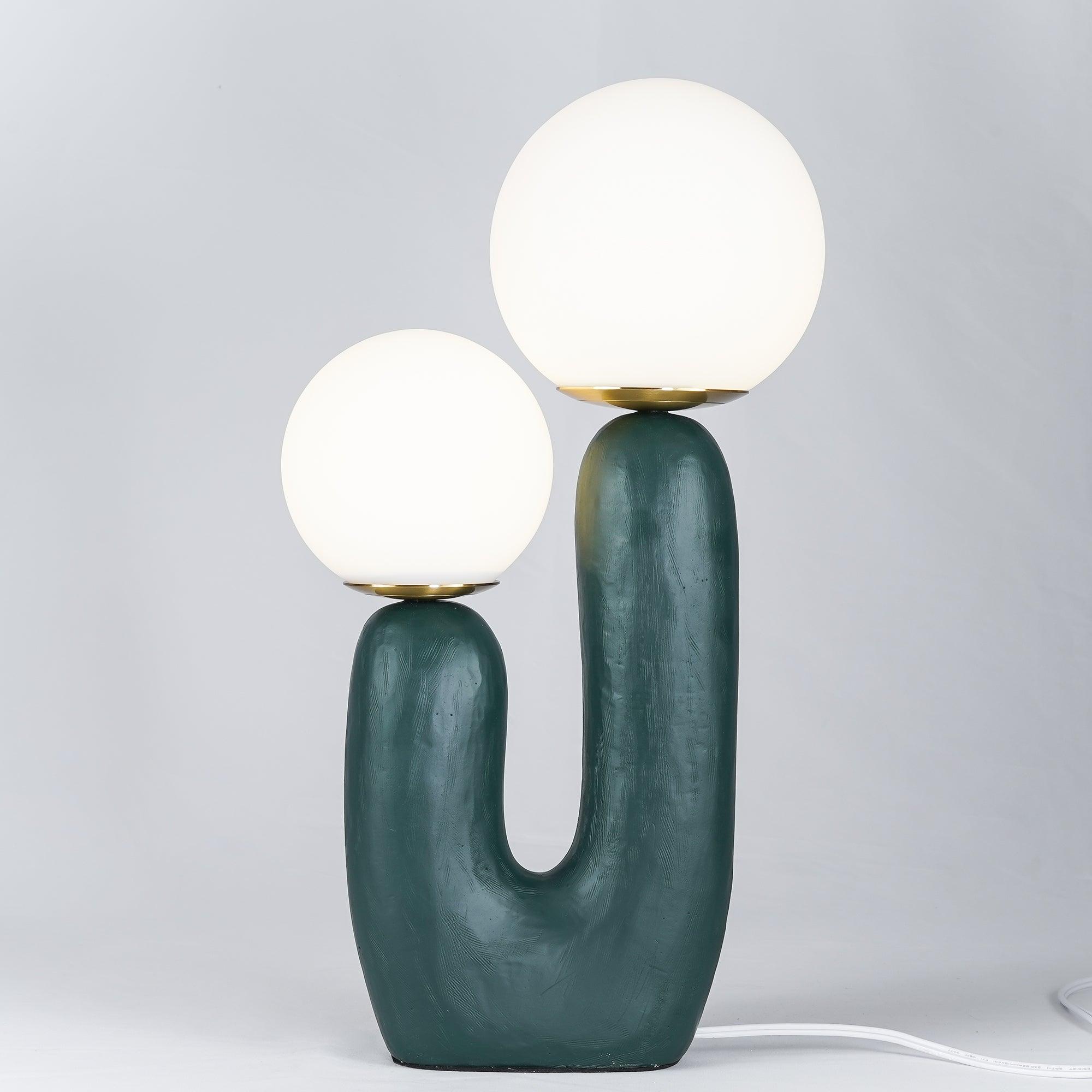 Oo Rough Table Lamp - Modern Industrial Bedside Lighting for Living Room, Bedroom & Office - Dimmable LED Desk Lamp with Adjustable Brightness