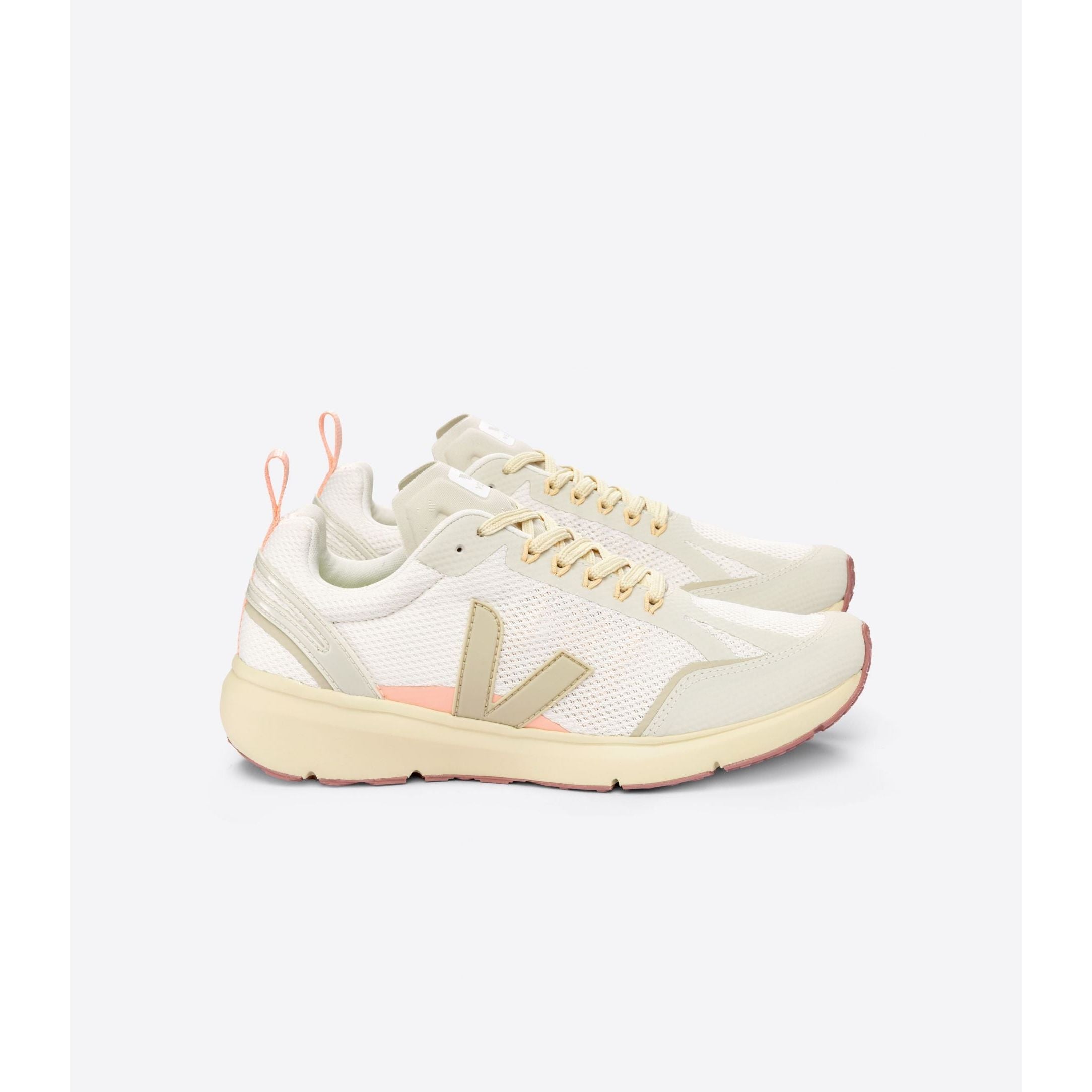Veja Women's Condor 2 Alveomesh Sneakers - Gravel Almond Color | Sustainable Vegan Leather & Organic Cotton | Perfect for Casual Wear, Work & Eco-Friendly Fashion