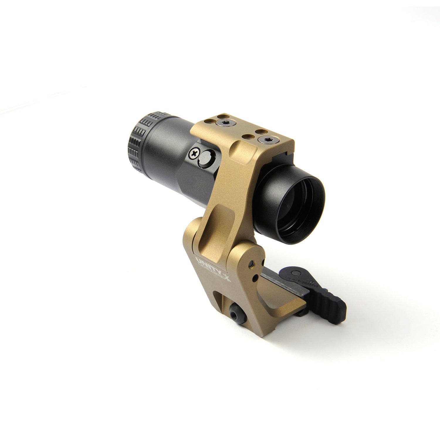 Unity Tactical FAST FTC OMNI Magnifier Mount - Made in USA - Compatible with Red Dot Sights for AR-15 & Rifle Optics - Perfect for Tactical Shooting & Hunting