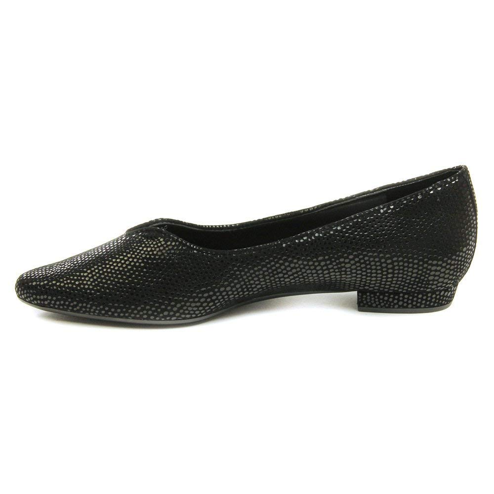 VANELi Women's Slip-On Casual Flats - Comfortable & Lightweight Black Shoes for Everyday Wear | Perfect for Work, Travel & Walking
