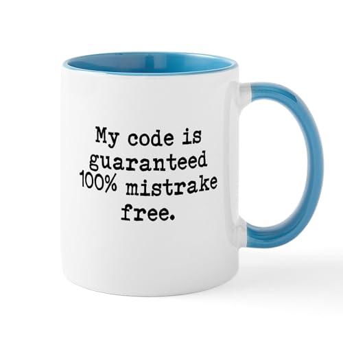 White/Blue Inside - Funny Programmer Or Developer Misquote Mug