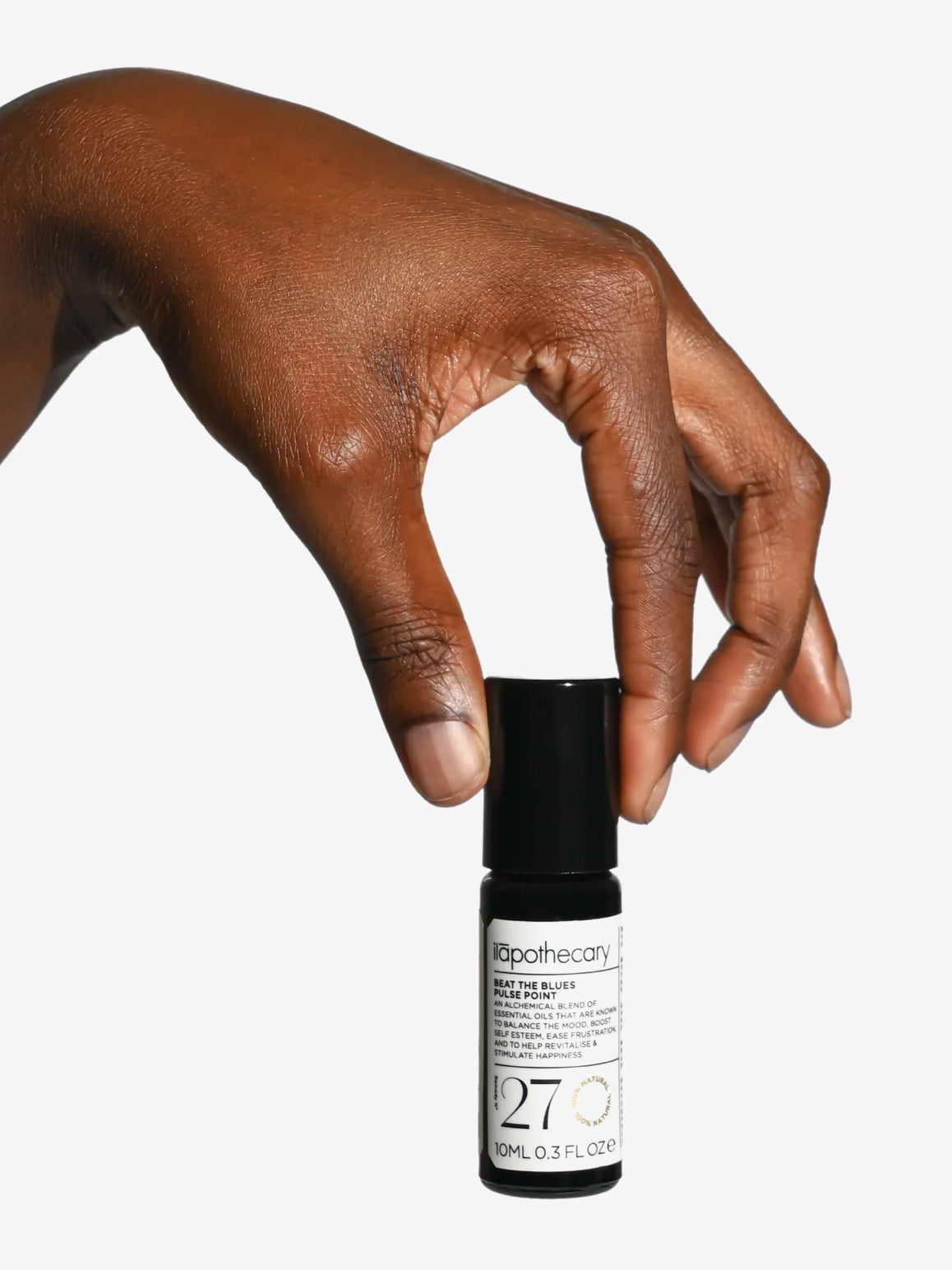 Ilapothecary Pulse Point Aroma Roller - Beat the Blues | Essential Oil Roll-On for Stress Relief & Mood Enhancement | Perfect for Travel, Work & Home Relaxation
