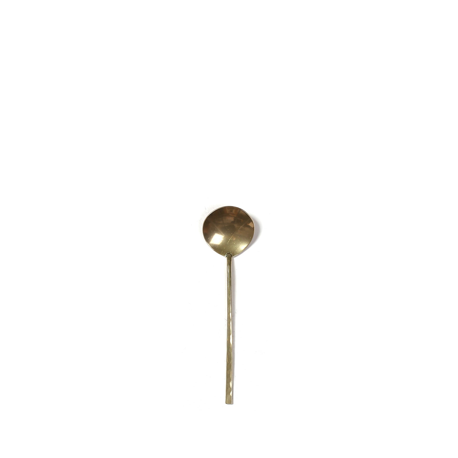 Antique Small Brass Spoon - Handcrafted Vintage Teaspoon for Tea, Coffee, Sugar & Spices | Perfect for Tea Ceremonies, Coffee Brewing & Home Decor