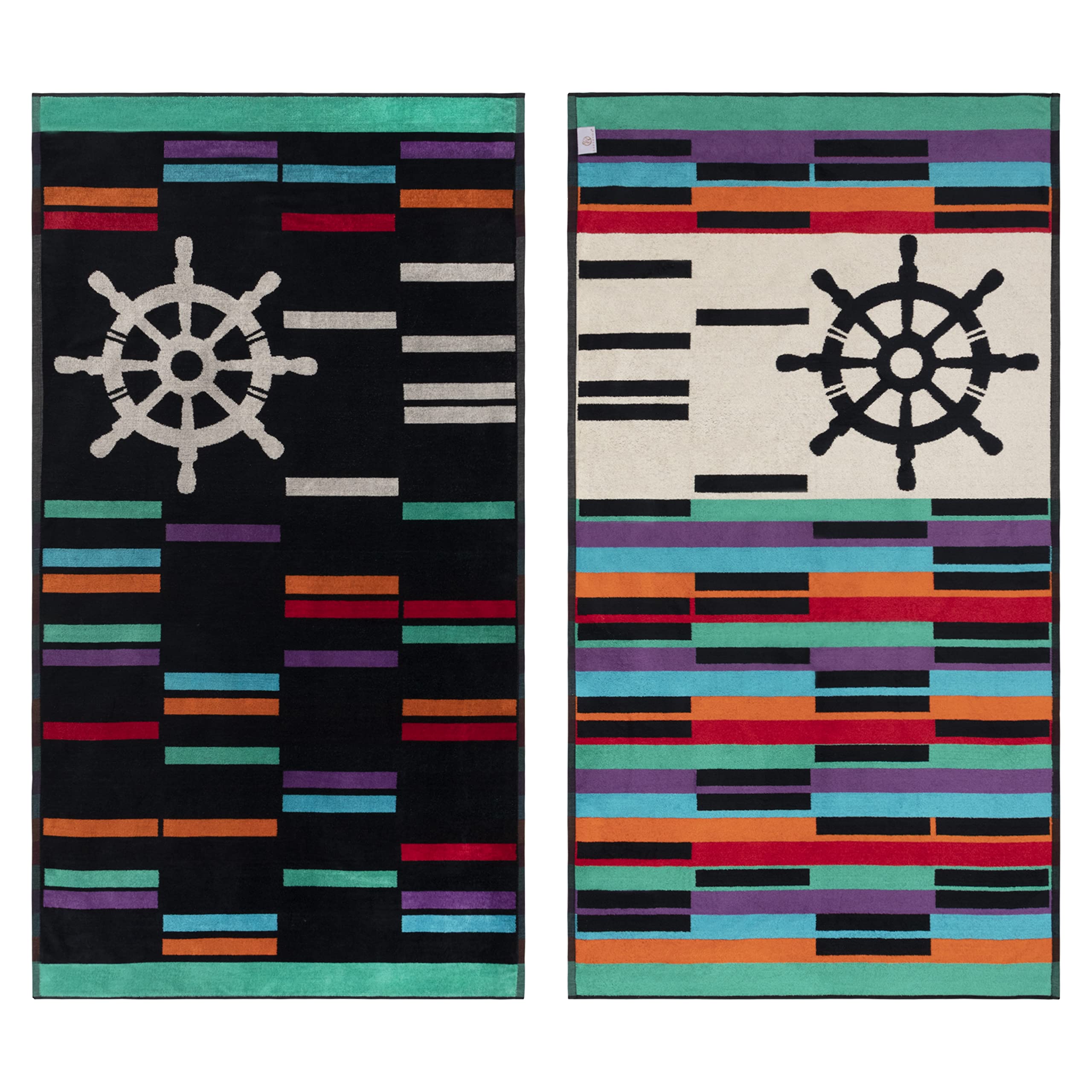 Premium Retro Spin Wheel Oversized Beach Towel - 35