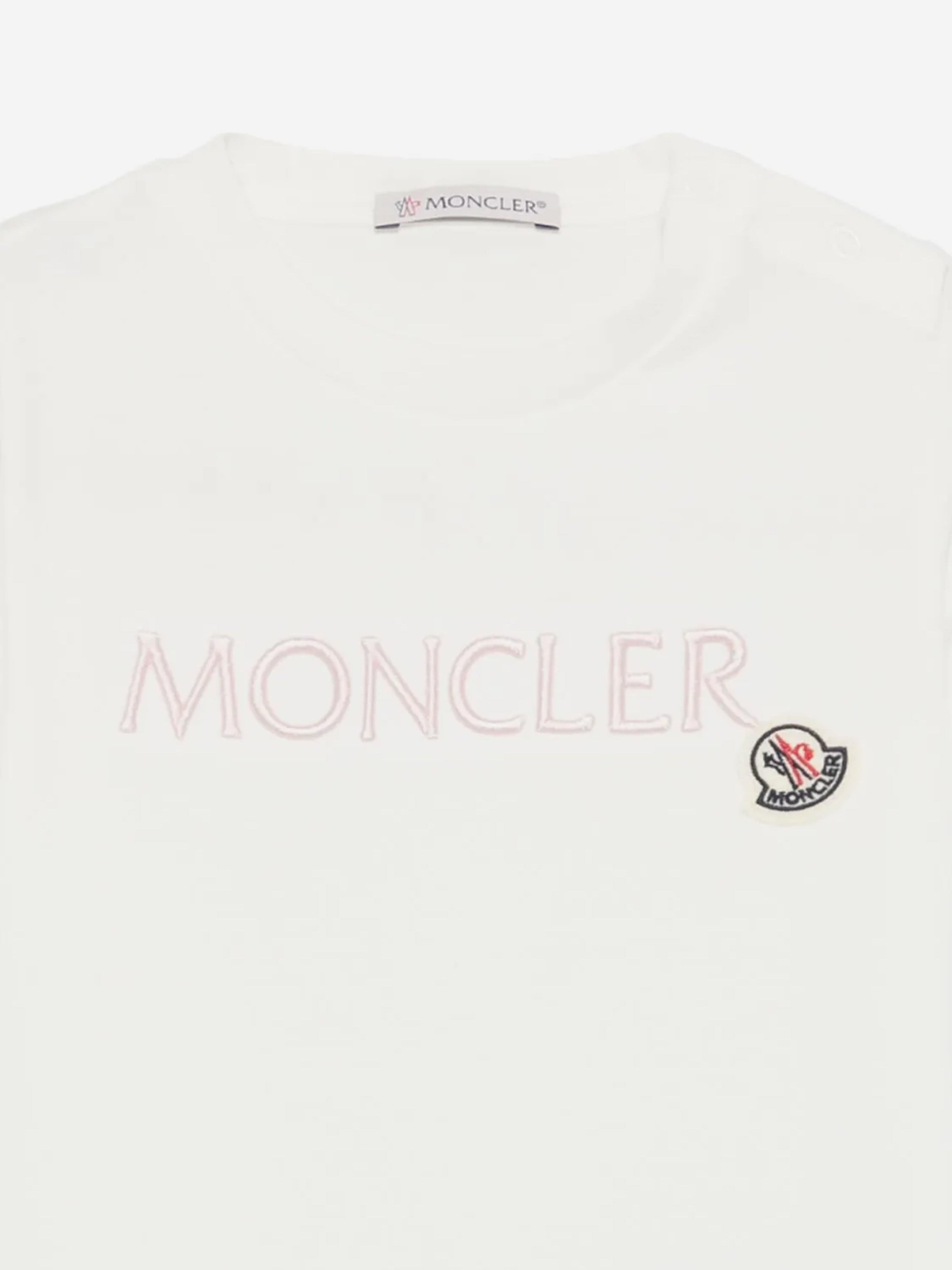Baby Girls Logo T-Shirt in Ivory | Soft Cotton Casual Top for Toddlers | Perfect for Playdates, Daycare & Family Outings