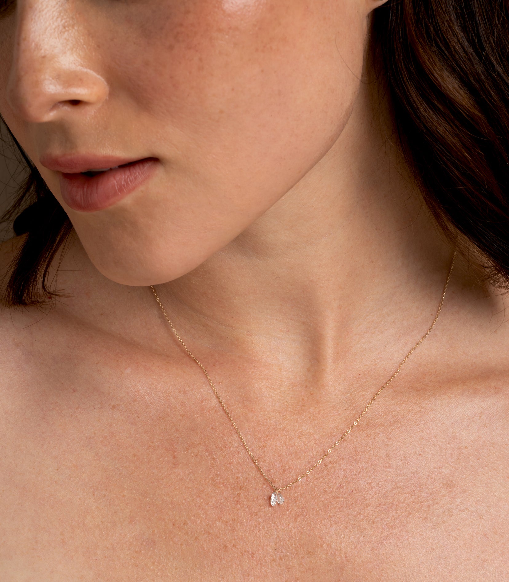 Elegant Dancing Duet Diamond Necklace for Women - Perfect Gift for Anniversaries, Valentine's Day & Special Occasions