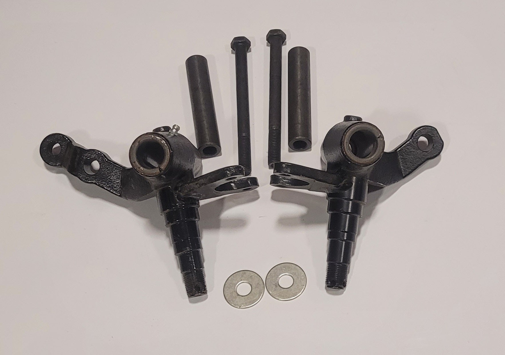 Golf Cart Front Axle C Bracket Sets Complete (Left & Right) - Heavy Duty Replacement Parts for Club Car, EZGO & Yamaha Golf Carts - Perfect for Off-Road & Golf Course Use