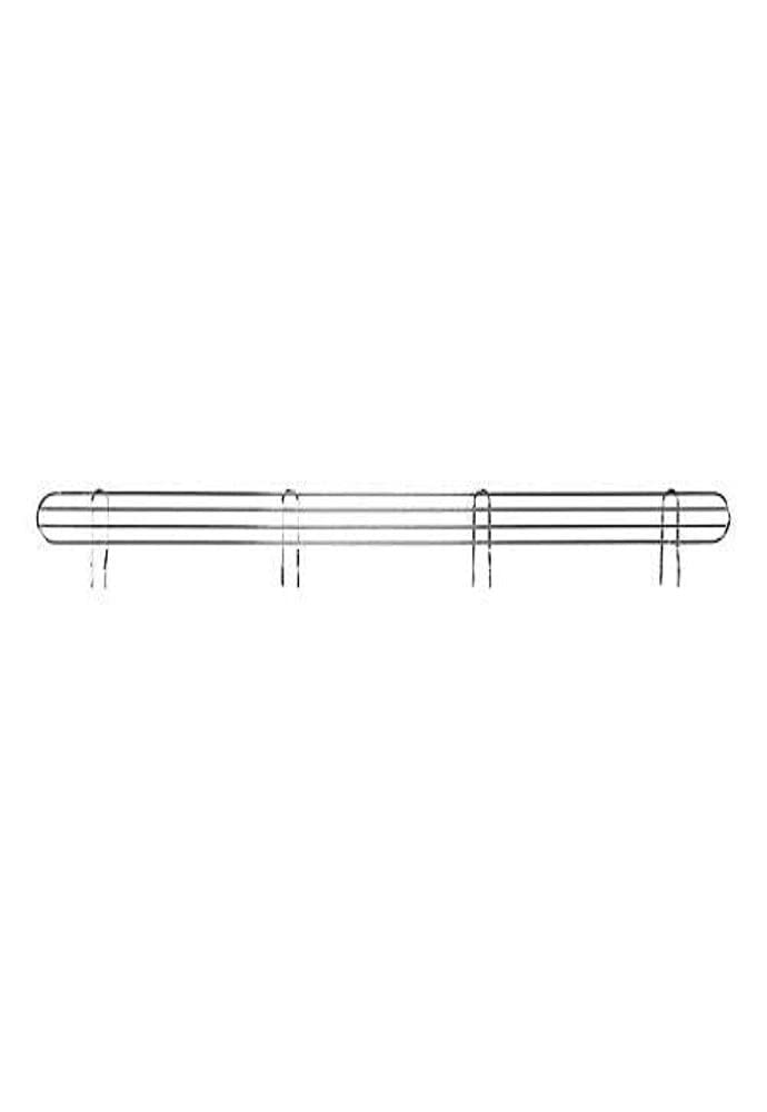 Stainless Steel Wire Shelving Back Ledge - 60 Inch Heavy Duty Storage Shelf for Kitchen, Pantry, Garage & Commercial Use