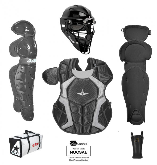 All Star Players Series™ Catcher's Kit for Baseball Players Ages 12-16 - NOCSAE Certified Protective Gear for Youth Catchers | Perfect for Practice, Games & Training Sessions
