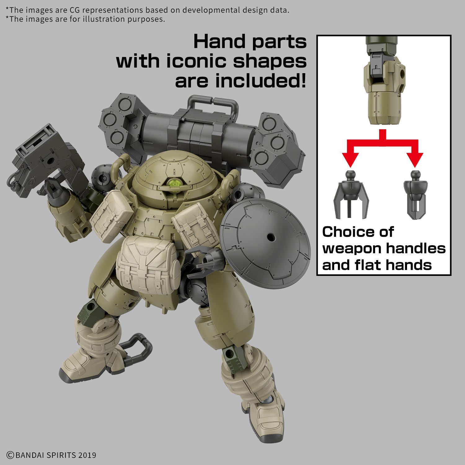 Bandai 30 Minutes Missions 30MM #XX 1/144 bEXM 6 Roundnova I Model Kit - Fast Assembly Sci-Fi Mecha Model for Collectors & Hobbyists - Perfect for Display, Customization & Tabletop Gaming