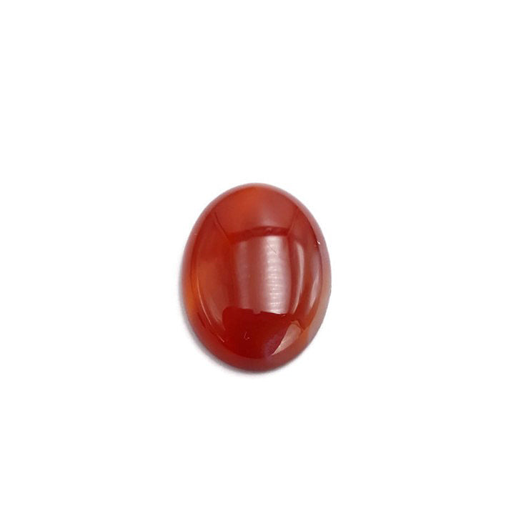 Natural Carnelian Oval Cabochon Gemstone 20x30mm - Single Piece for Jewelry Making, Wire Wrapping & Healing Crystals