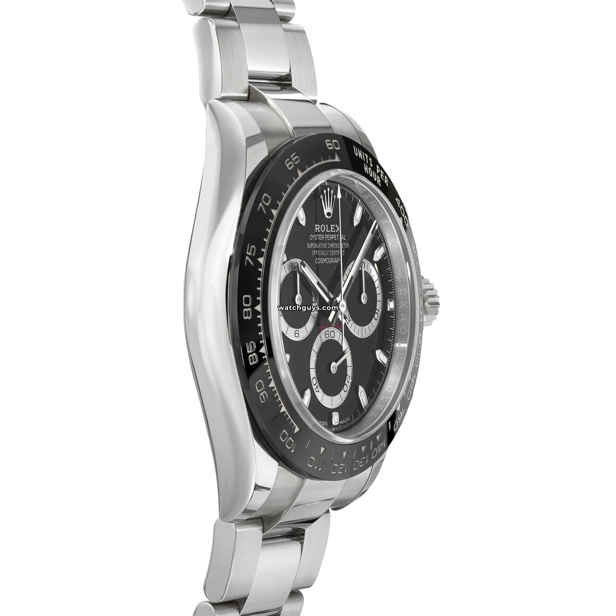 Authentic Rolex Daytona 116500LN Black Dial Stainless Steel Watch - Luxury Men's Chronograph for Business, Gifting & Special Occasions