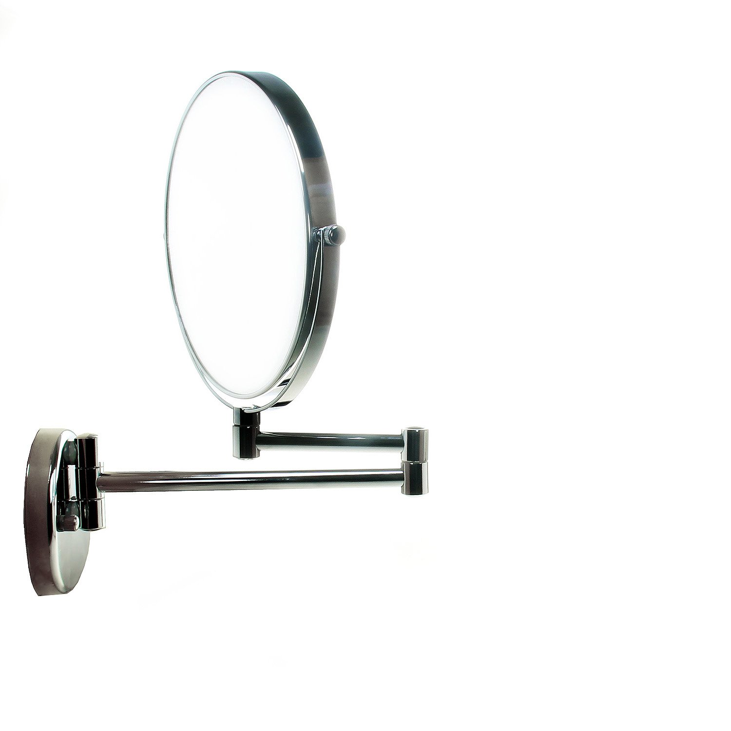 10x Magnification Makeup Mirror - 8 Inch Wall Mounted Cosmetic Mirror with 360° Rotation, Double-Sided (Normal + 10x Zoom) for Bathroom, Shaving & Vanity Use