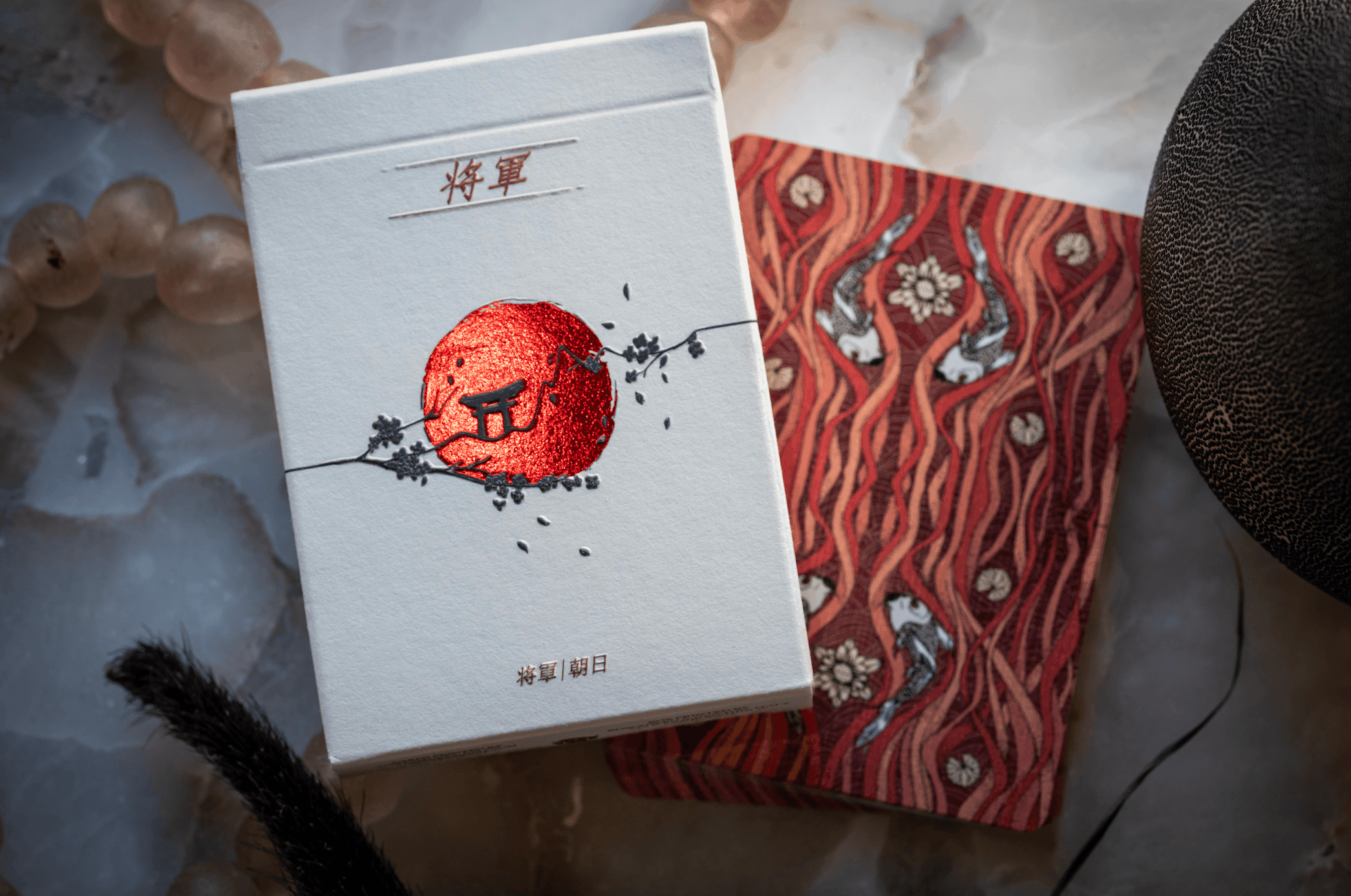 Shogun Playing Cards - Premium Japanese Rising Sun Design for Poker, Magic Tricks & Collectors - Perfect for Game Nights, Gifts & Cardistry