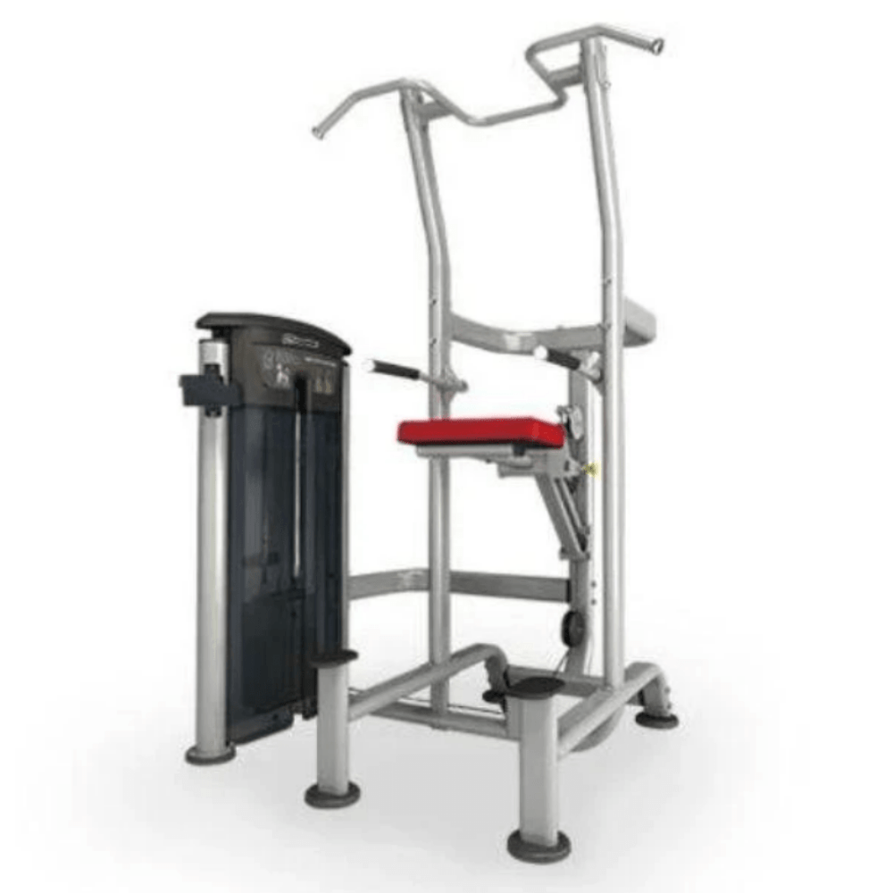Impulse Assisted Chin Up and Dip Station - 235Lb Weight Stack - Home Gym Equipment for Strength Training & Bodybuilding Workouts