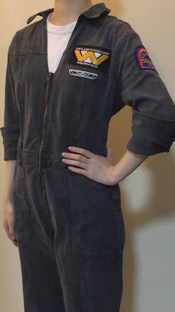 USCSS NOSTROMO Embroidered Iron-On Patches for Halloween Costumes, DIY Sewing, Jacket & Backpack Decoration - Perfect for Cosplay, Movie Fans, and Alien Themed Parties