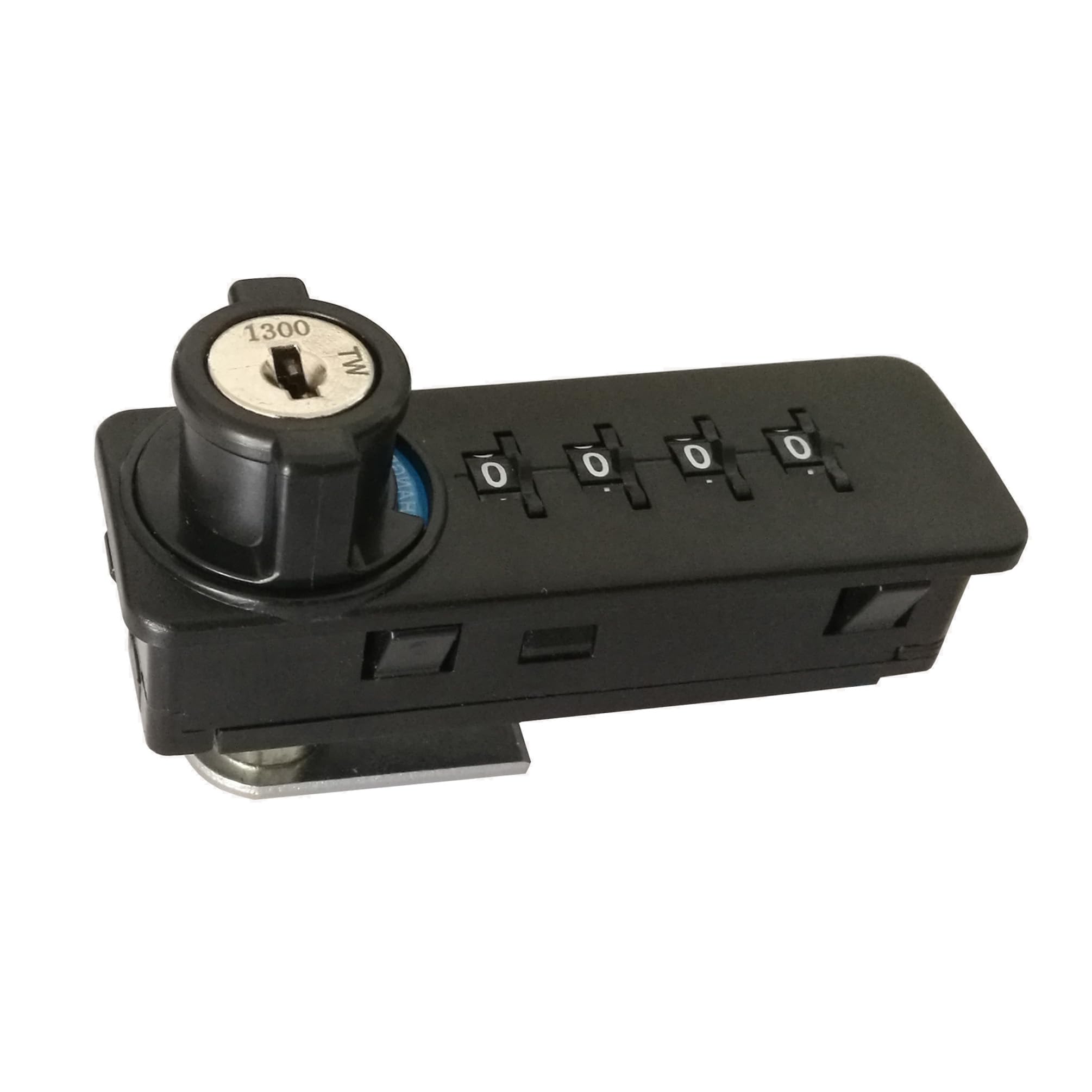 FixtureDisplays 6-Pack Combination Cam Lock with Master Key - Secure Cabinet, Drawer, Donation Box - Works with 22 GA Sheet Metal & 3/4