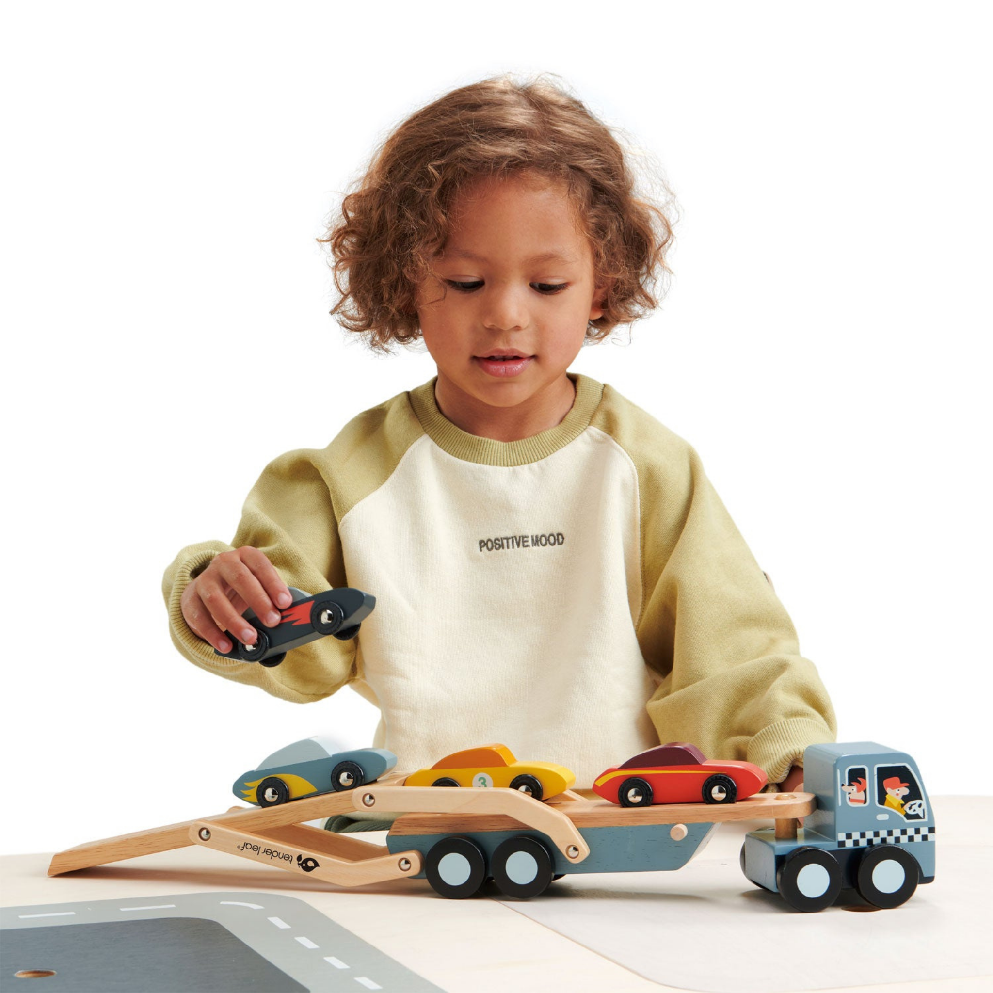 Best Car Transporter Toy for Kids - Durable Die-Cast Vehicle Carrier with 6 Toy Cars - Perfect for Playtime, Travel & Gift Ideas