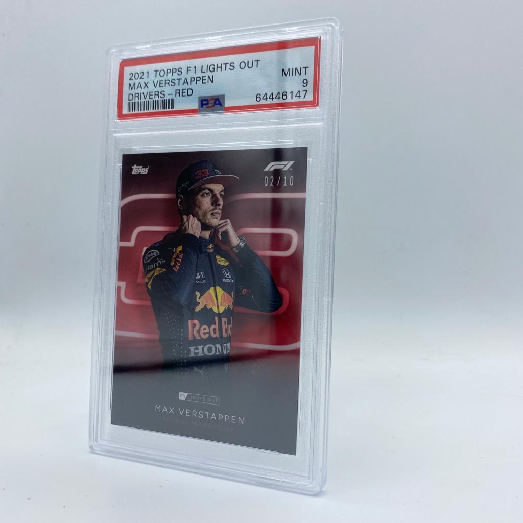 PSA 9 Graded 2002 Topps Max Verstappen Red Parallel Racing Card - Perfect for Collectors, Sports Memorabilia Enthusiasts & F1 Fans Display