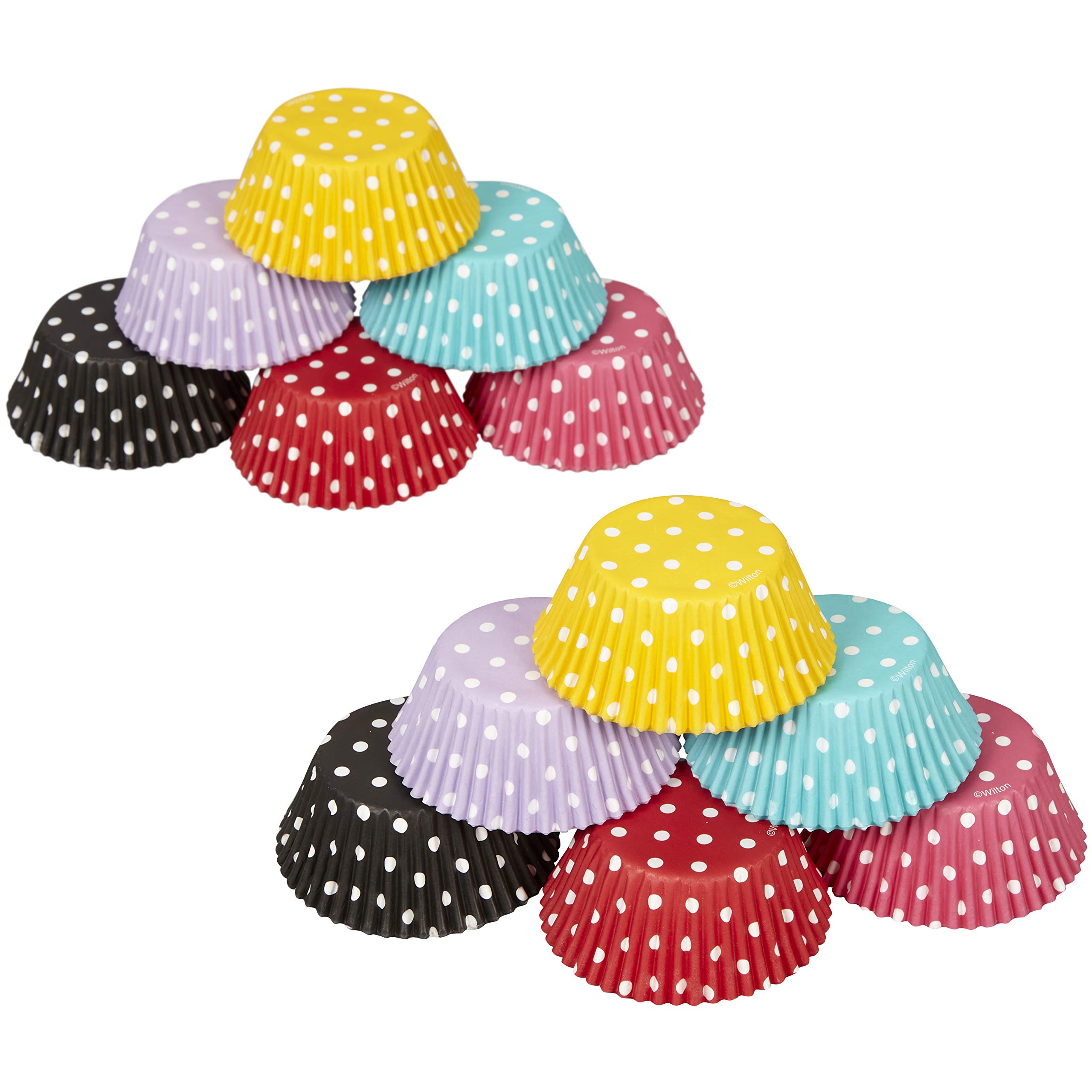 Wilton Standard Cupcake Liners Baking Cups, 300 Count, Polka Dots - Perfect for Birthday Parties, Baby Showers & Holiday Baking