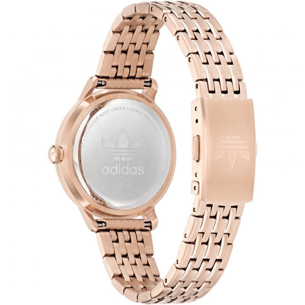 Adidas Women's Rose Gold Stainless Steel Watch AOSY22067 - Elegant & Durable Timepiece for Everyday Wear, Work & Special Occasions
