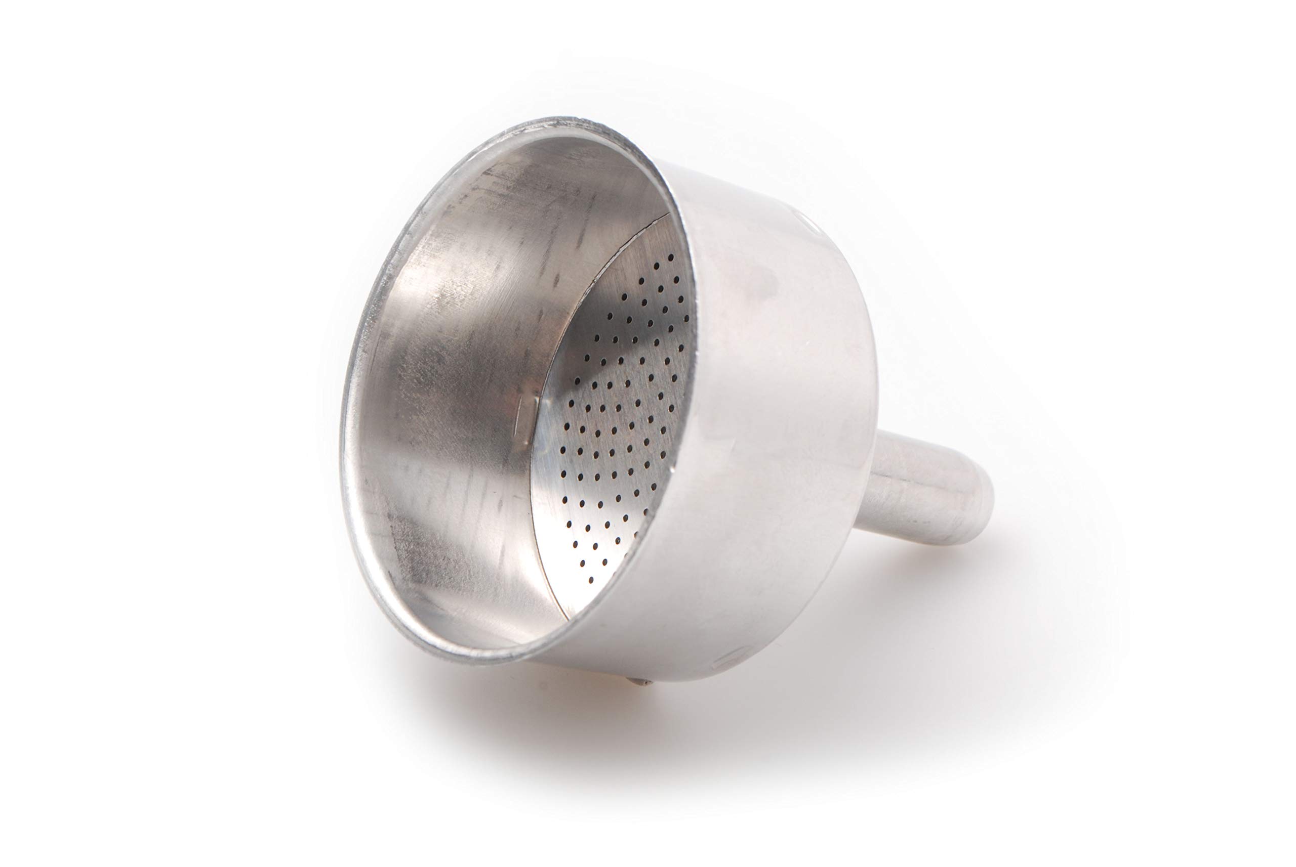 Alessi 17702 Replacement Filter Funnel for 3-Cup Coffee Makers - Grey - Perfect for Home & Office Espresso Machines