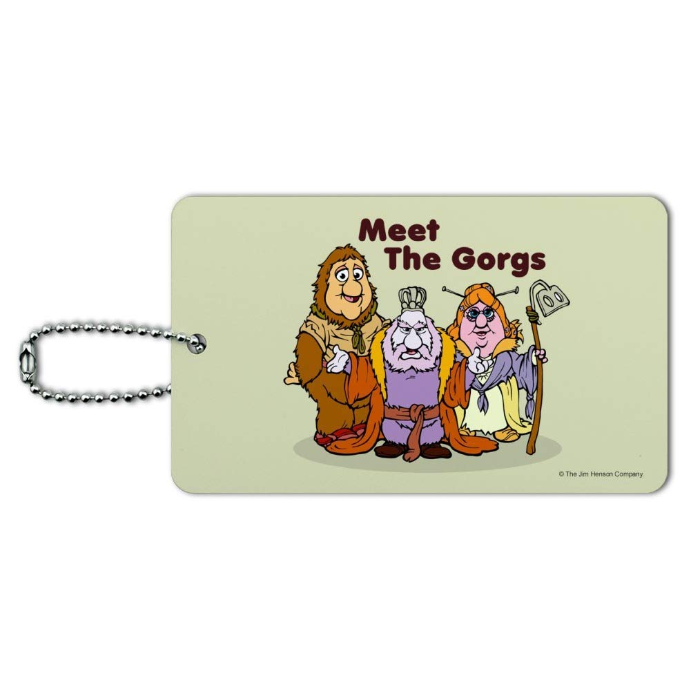 Meet The Gorgs Fraggle Rock Luggage Tag - Durable Suitcase ID Card for Carry-On Bags - Perfect for Travel, Airports, and Kids' Luggage Identification