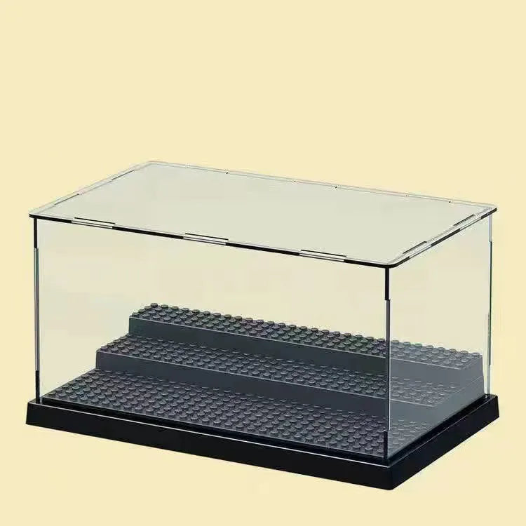 2-Pack LEGO Minifigure Display Case - Clear Acrylic Showcase for Collectible Mini Figures | Perfect for Home Decor, Office Display & Toy Collection Organization