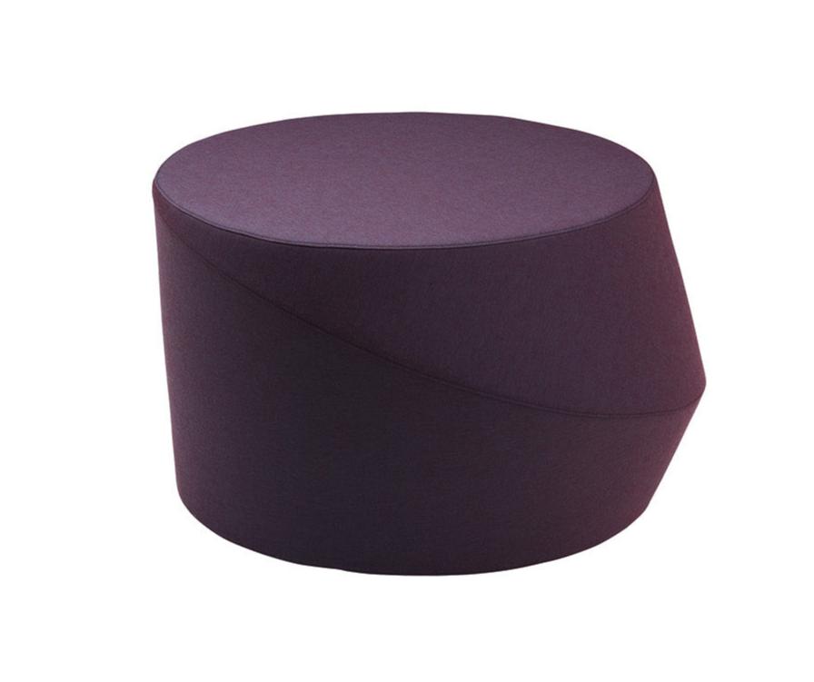 Giro Pouf by Casamania - Modern Round Ottoman Stool for Living Room, Bedroom & Office - Versatile Footrest, Extra Seating & Home Decor Accent