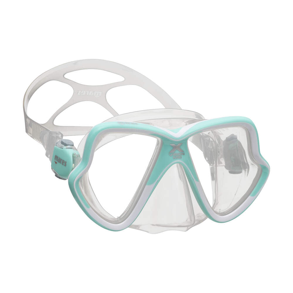 Mares X Vision Mid 2.0 Scuba Diving Mask - Comfortable Low Volume Snorkeling Gear for Clear Underwater Vision | Perfect for Scuba Diving, Snorkeling & Freediving Adventures