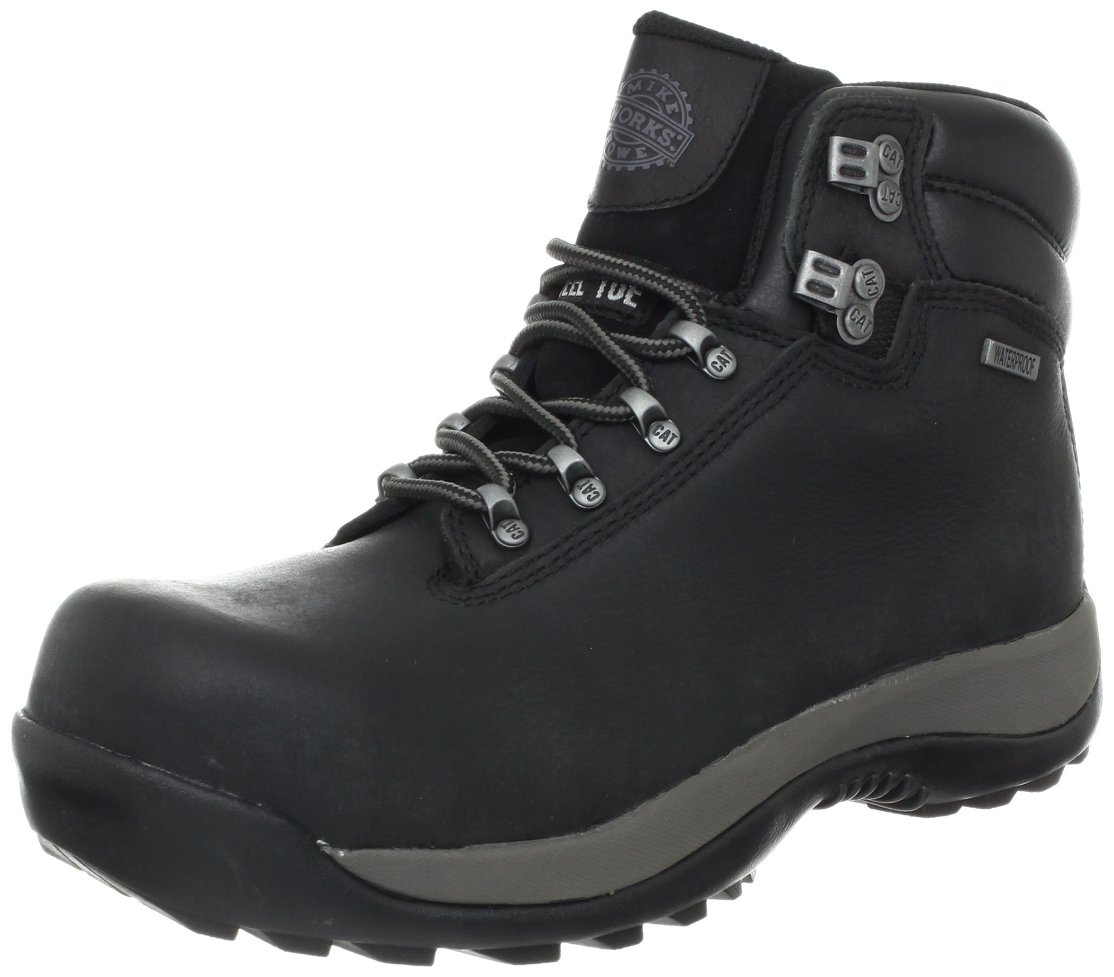 Caterpillar Men's Rigger MR Steel Toe Waterproof Work Boots - Heavy Duty Safety Footwear for Construction, Oil Rig & Outdoor Work